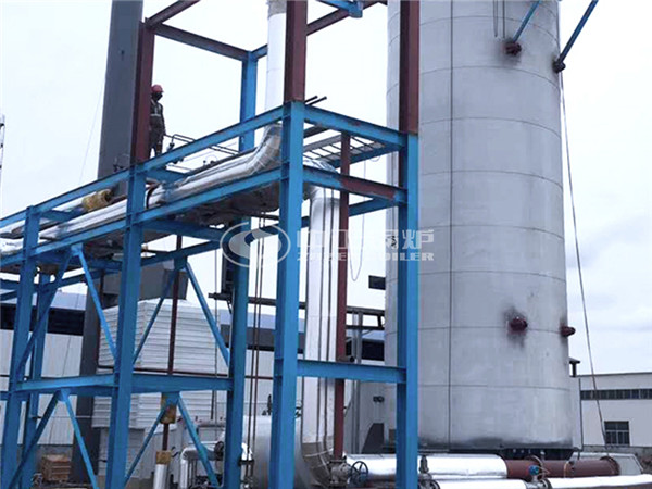 1500萬大卡山東燃氣立式導熱油鍋爐項目