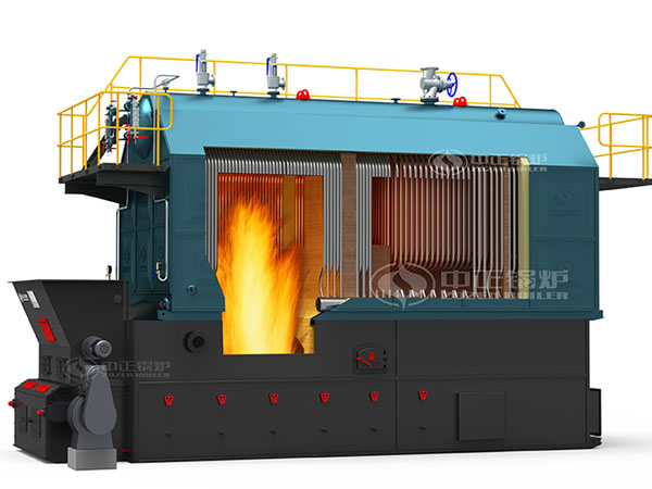 SZL系列雙鍋筒縱置式生物質(zhì)熱水鍋